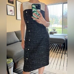 Karl Lagerfeld Plaid Print Dress